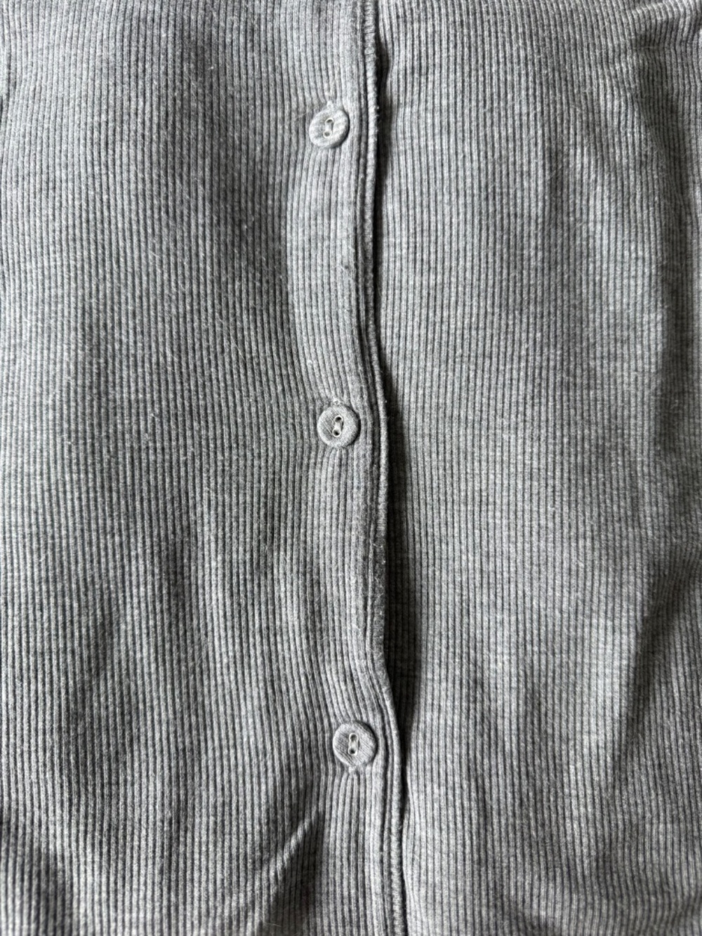 SKIMS Gray Ribbed Pjs - Picture 8 of 16